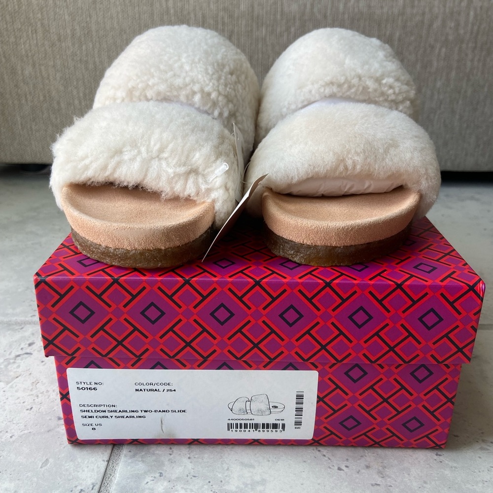 Tory Burch Sherpa slide